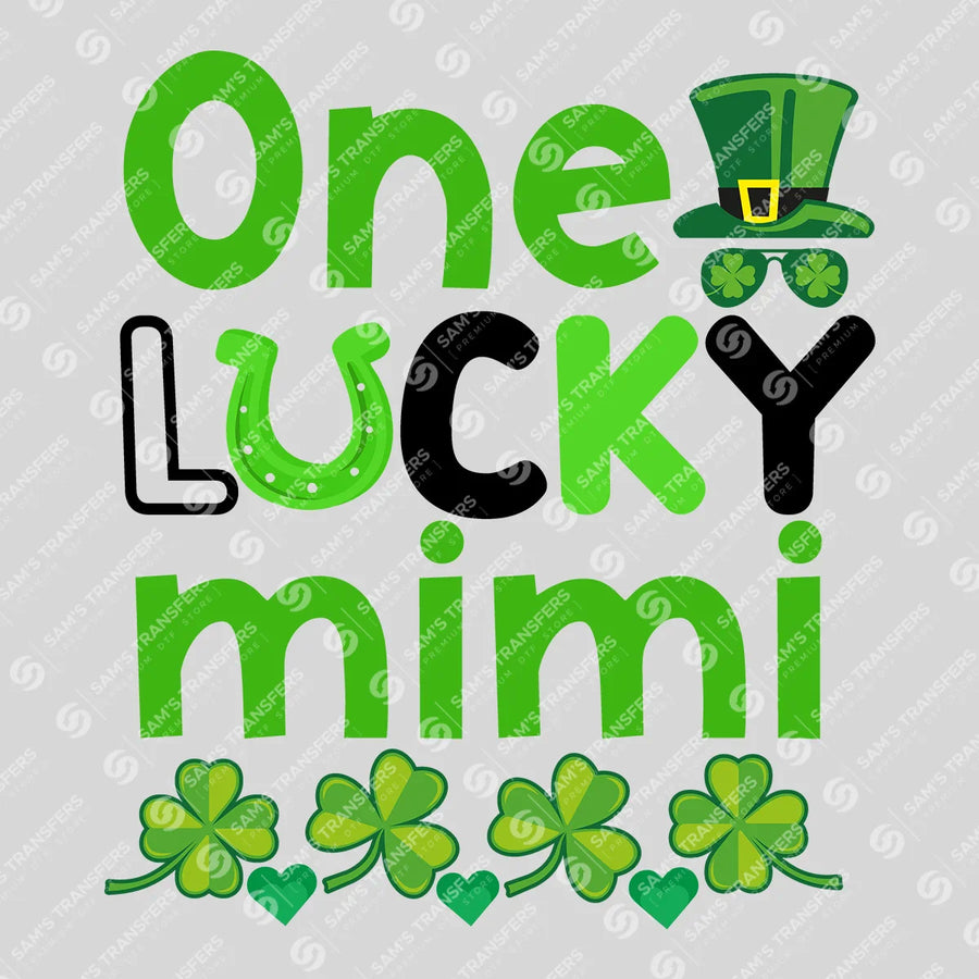 One Lucky Mimi Top Hat Ready-to-Press DTF Transfer | SAT01981