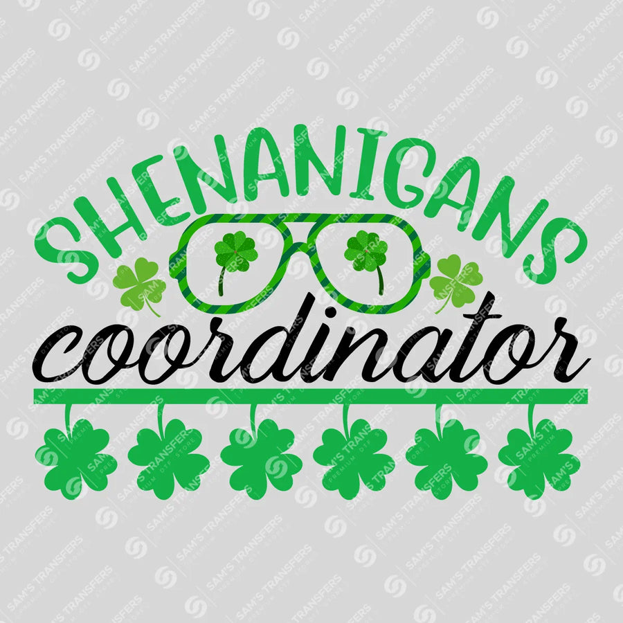 Shenanigans Coordinator Sunglasses Ready-to-Press DTF Transfer | SAT02036