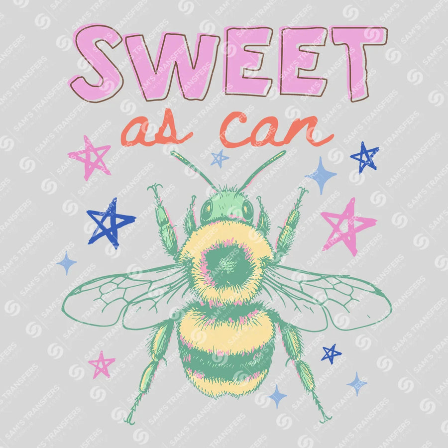 Sweet As Can Bee Ready-to-Press DTF Transfer | SAT02161