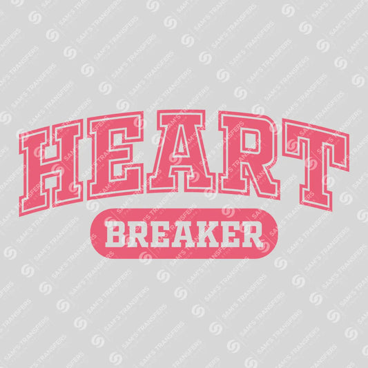 Apparel featuring a Heartbreaker-themed DTF transfer.