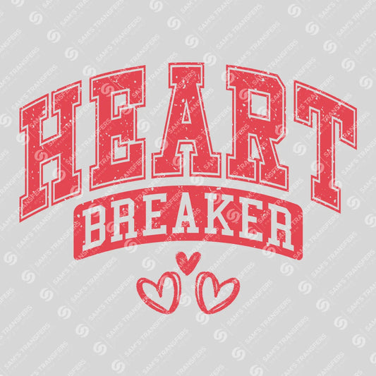 Apparel featuring a Heartbreaker-themed DTF transfer.