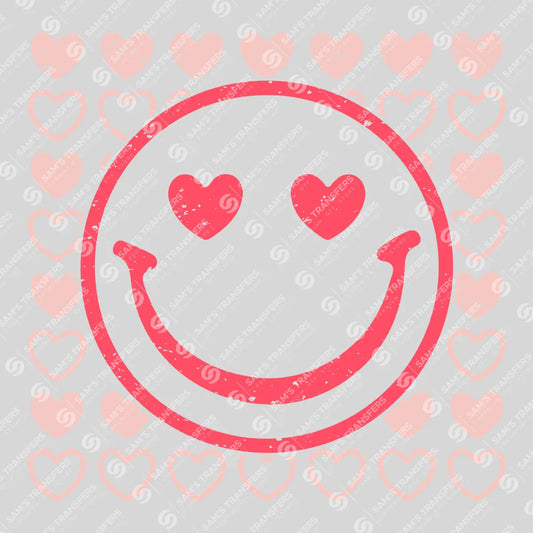 Apparel featuring a Heart Checkerboard-themed DTF transfer.