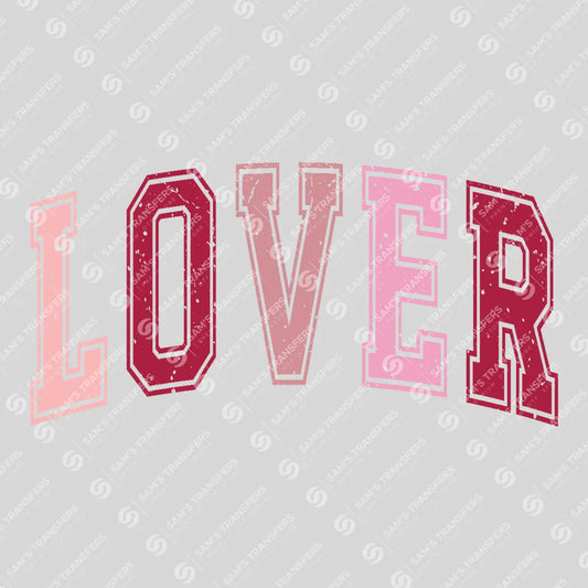 Apparel featuring a Lover-themed DTF transfer.