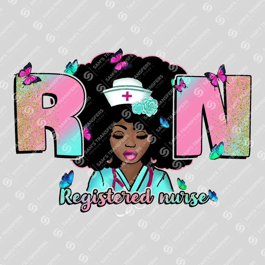 RN Registered Nurse Ready-to-Press DTF Transfer | SAT03822