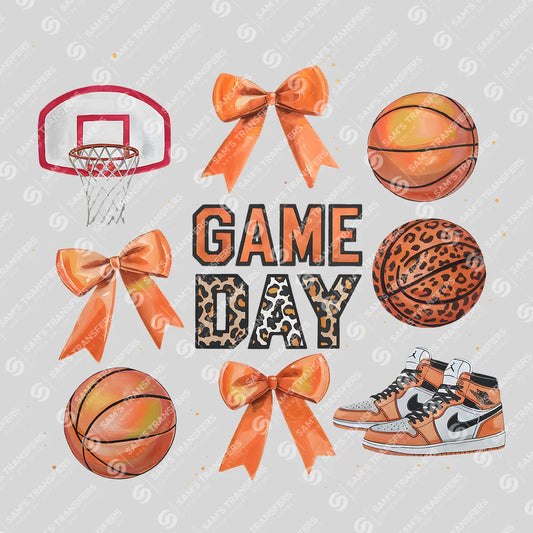 Apparel featuring a Game Day-themed DTF transfer.