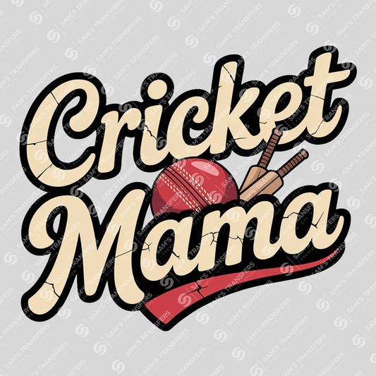 Apparel featuring a Cricket Mama-themed DTF transfer.