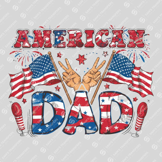 Apparel featuring a American Dad-themed DTF transfer.