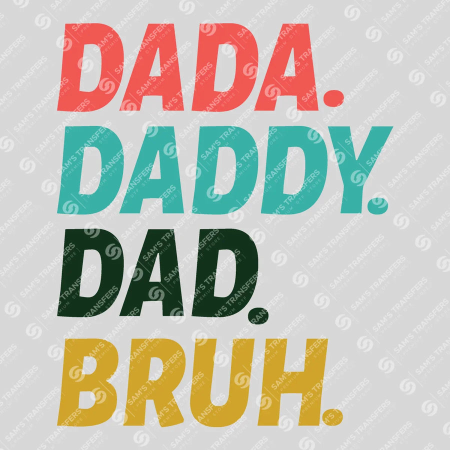 Dad I Love You Script Ready-to-Press DTF Transfer | SAT06648
