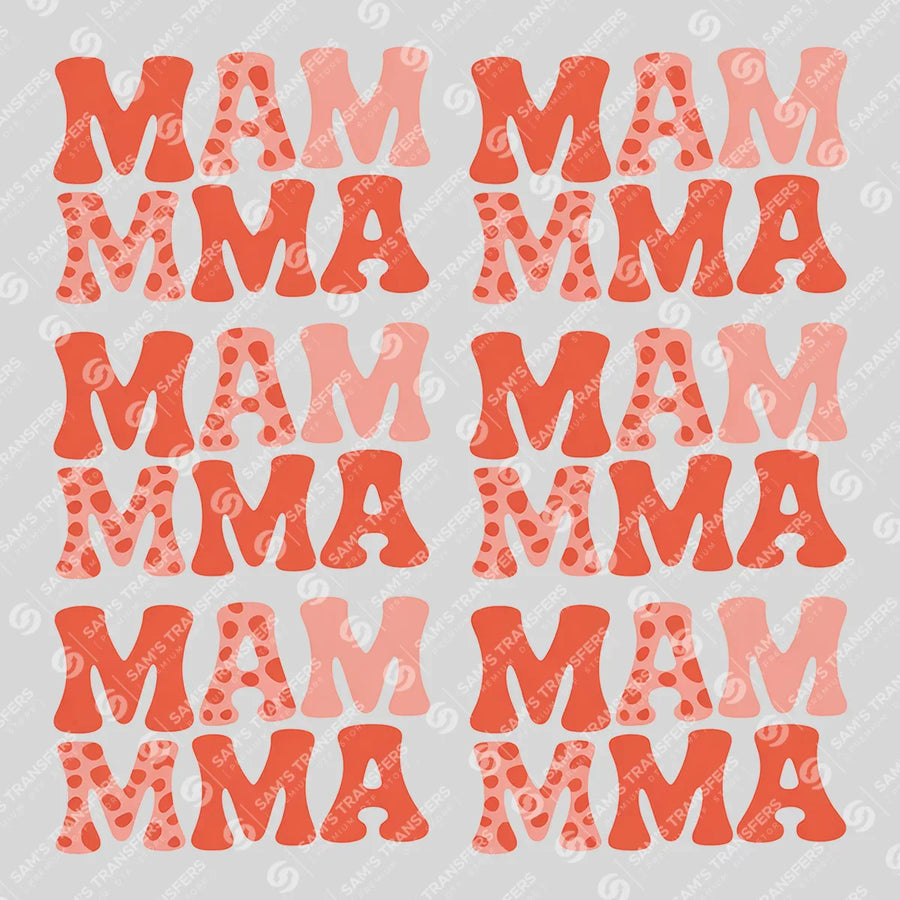 Strawberry Retro Mama Ready-to-Press DTF Transfer | SAT07243