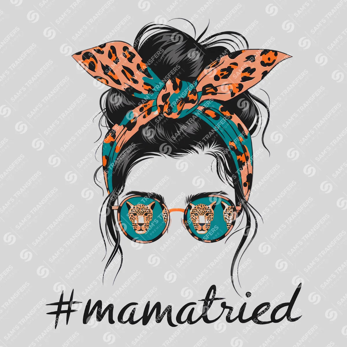 Apparel featuring a Mama Tried-themed DTF transfer.