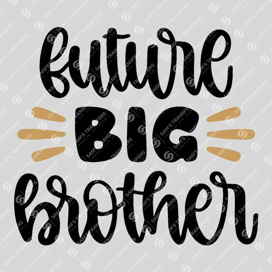 Apparel featuring a Future Big Brother-themed DTF transfer.