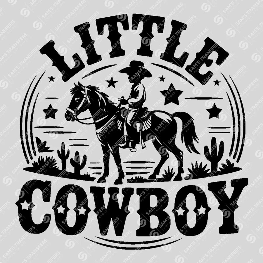 Little Cowboy Stars Ready-to-Press DTF Transfer | SAT07902