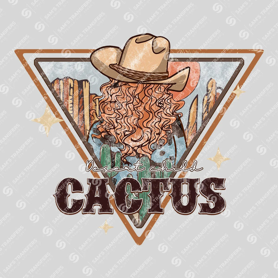 Cactus Cowgirl Ready-to-Press DTF Transfer | SAT07925