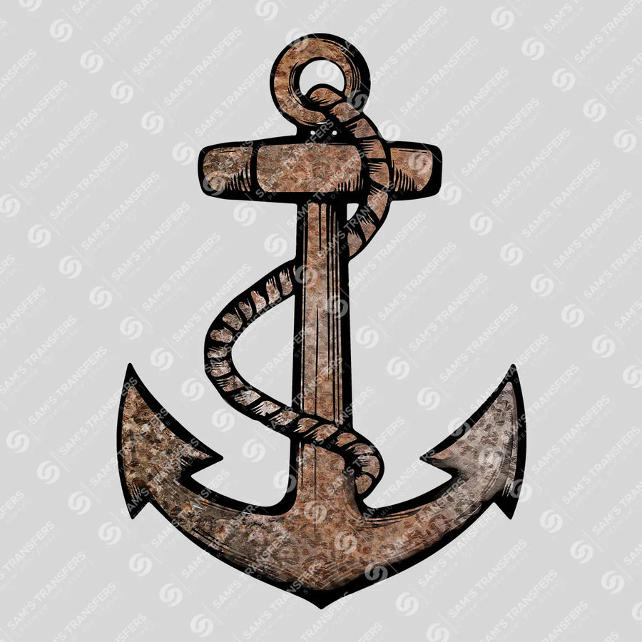 Western Anchor Leopard Ready-to-Press DTF Transfer | SAT07998