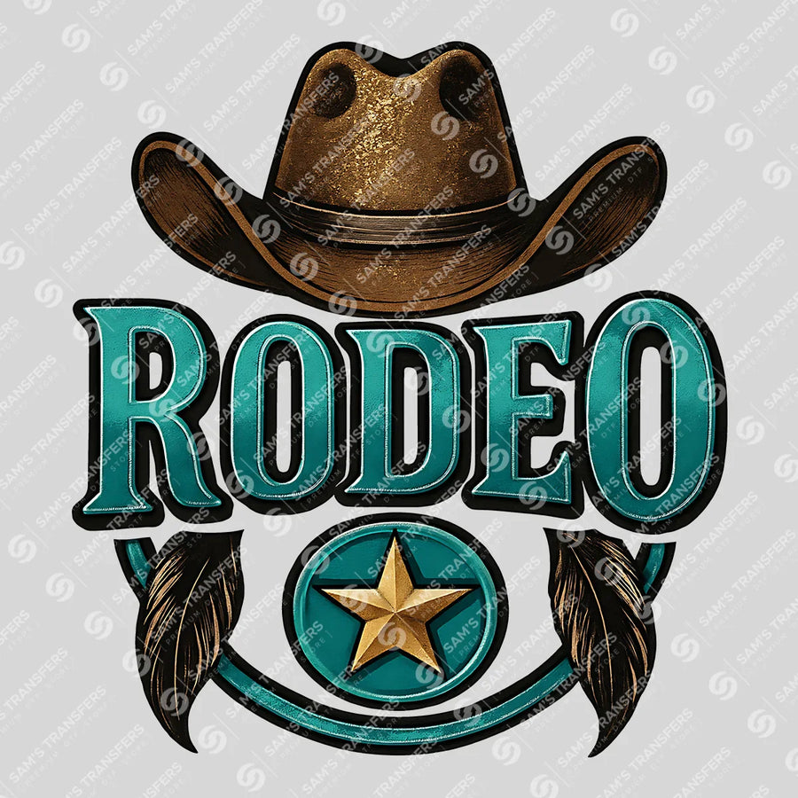 Rodeo Star Feathers Ready-to-Press DTF Transfer | SAT08044