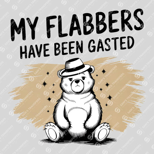 Apparel featuring a My Flabbers Have Been Gasted-themed DTF transfer.