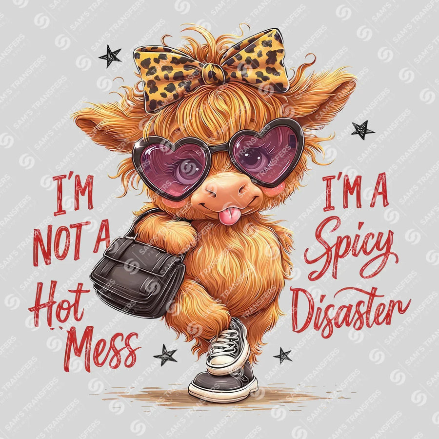 I'm a Spicy Disaster Ready-to-Press DTF Transfer | SAT08256