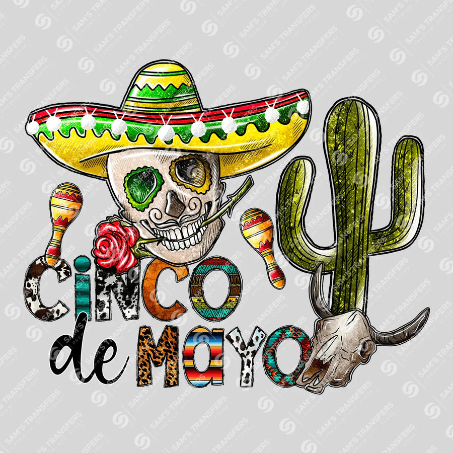 Cinco de Mayo Ready-to-Press DTF Transfer | SAT08456