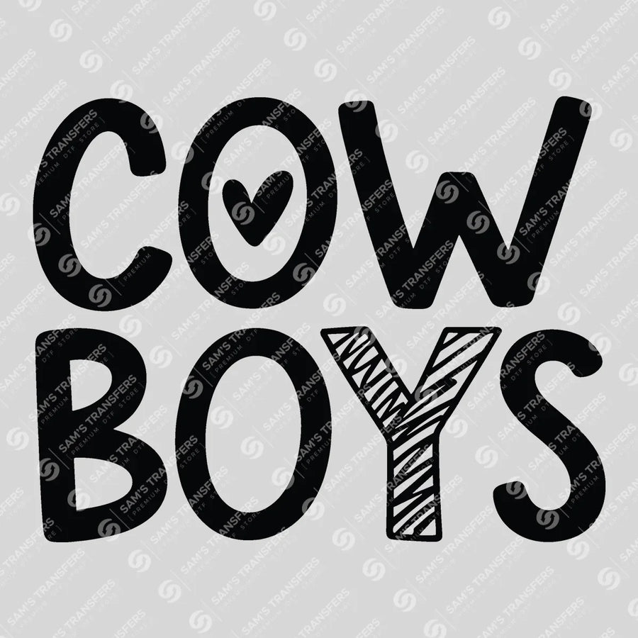 Cowboys Ready-to-Press DTF Transfer | SAT08461