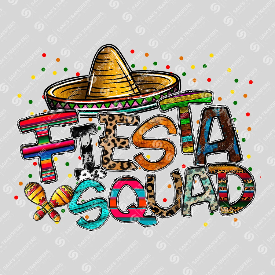 Fiesta Squad Ready-to-Press DTF Transfer | SAT08471