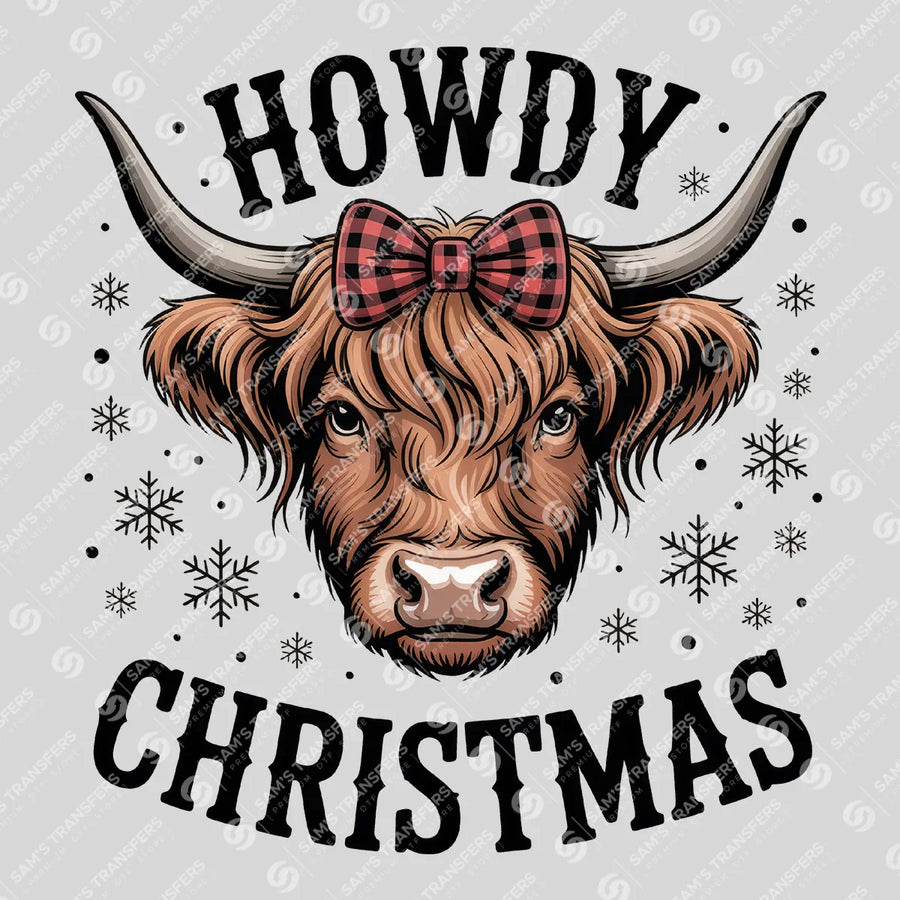 Howdy Christmas Ready-to-Press DTF Transfer | SAT08488