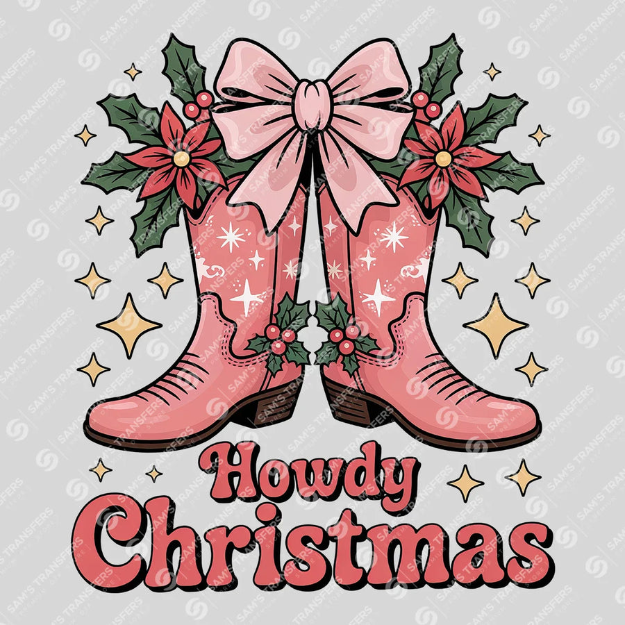 Howdy Christmas Ready-to-Press DTF Transfer | SAT08499