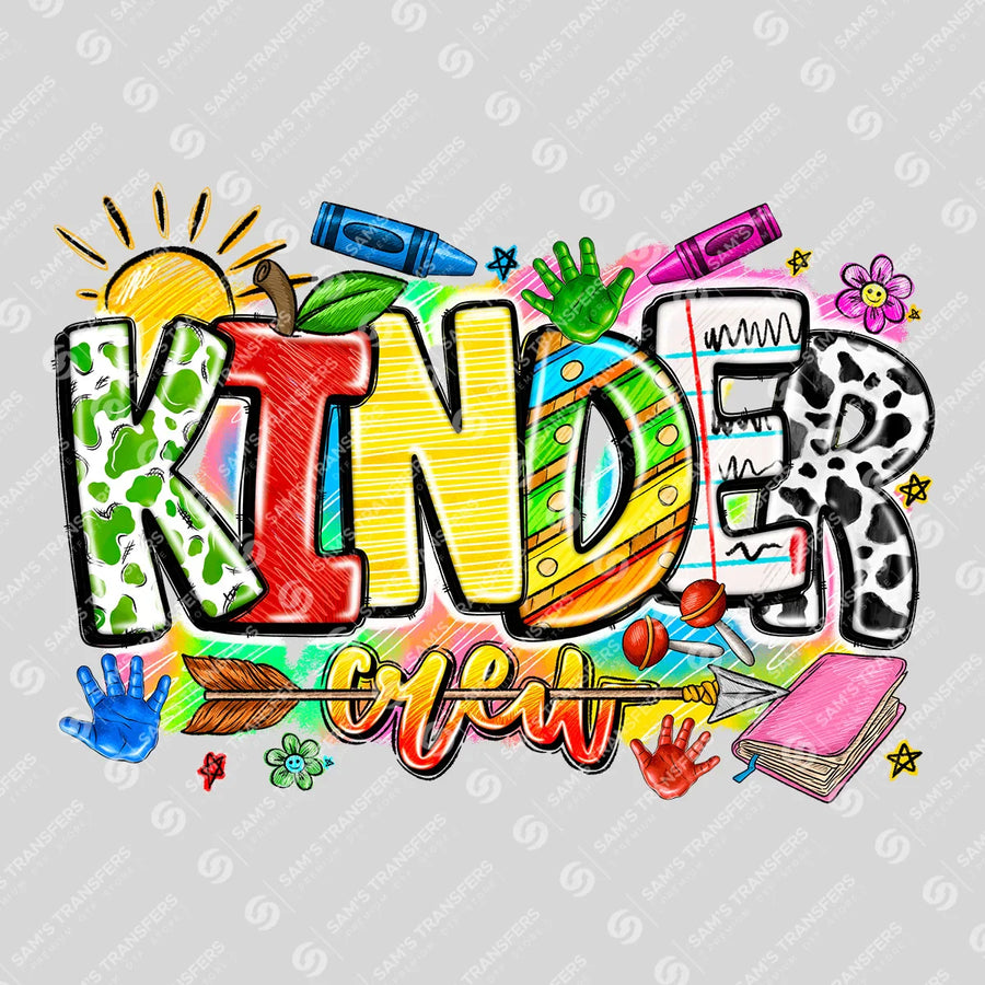 Kinder Crew Ready-to-Press DTF Transfer | SAT08515