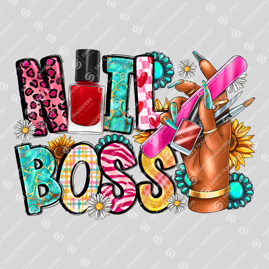 Nail Boss Ready-to-Press DTF Transfer | SAT08529