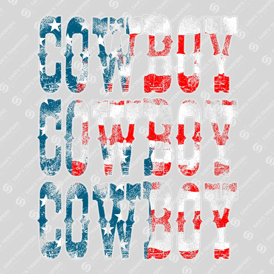 American Cowboy Ready-to-Press DTF Transfer | SAT08546