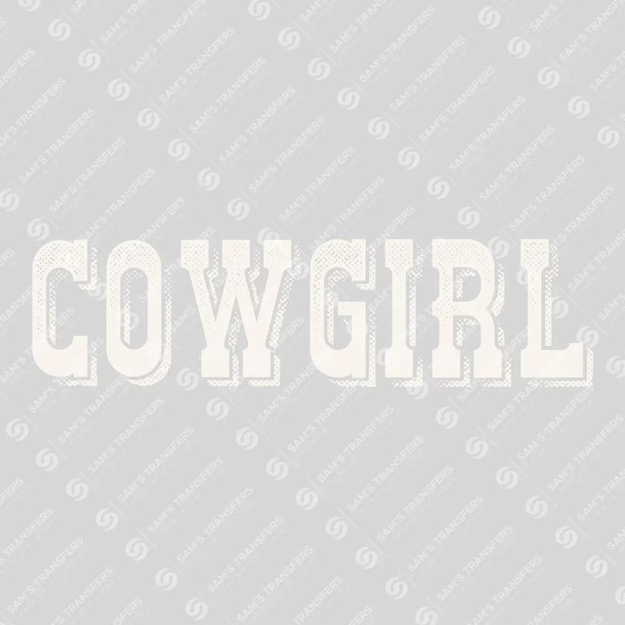 Cowgirl Ready-to-Press DTF Transfer | SAT08556