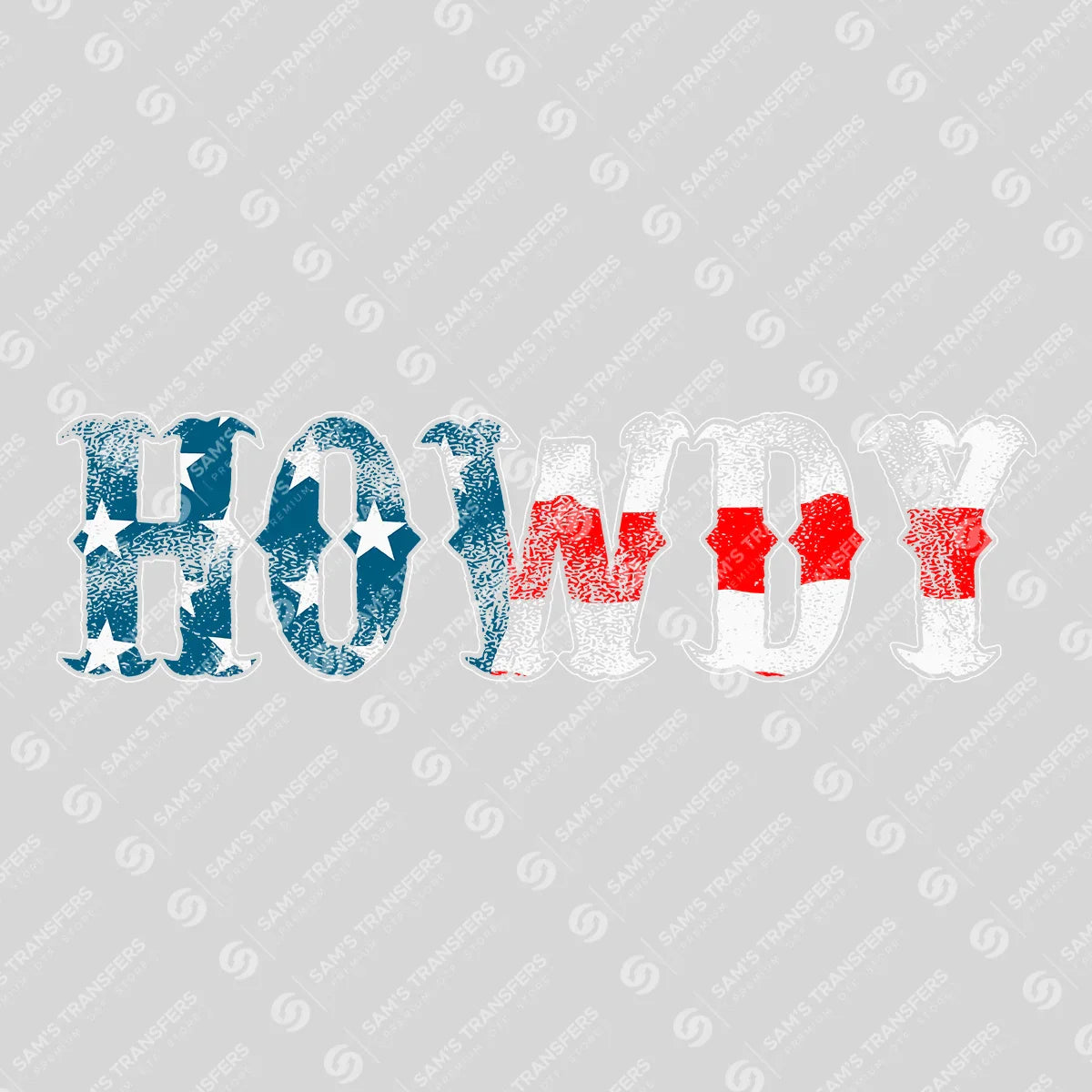 Apparel featuring a Howdy-themed DTF transfer.