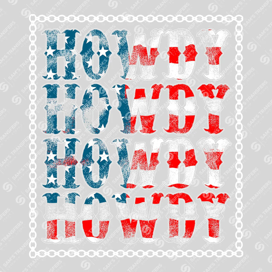 Howdy Ready-to-Press DTF Transfer | SAT08564
