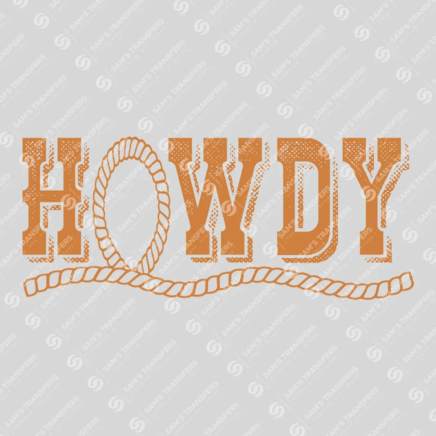Howdy Ready-to-Press DTF Transfer | SAT08565