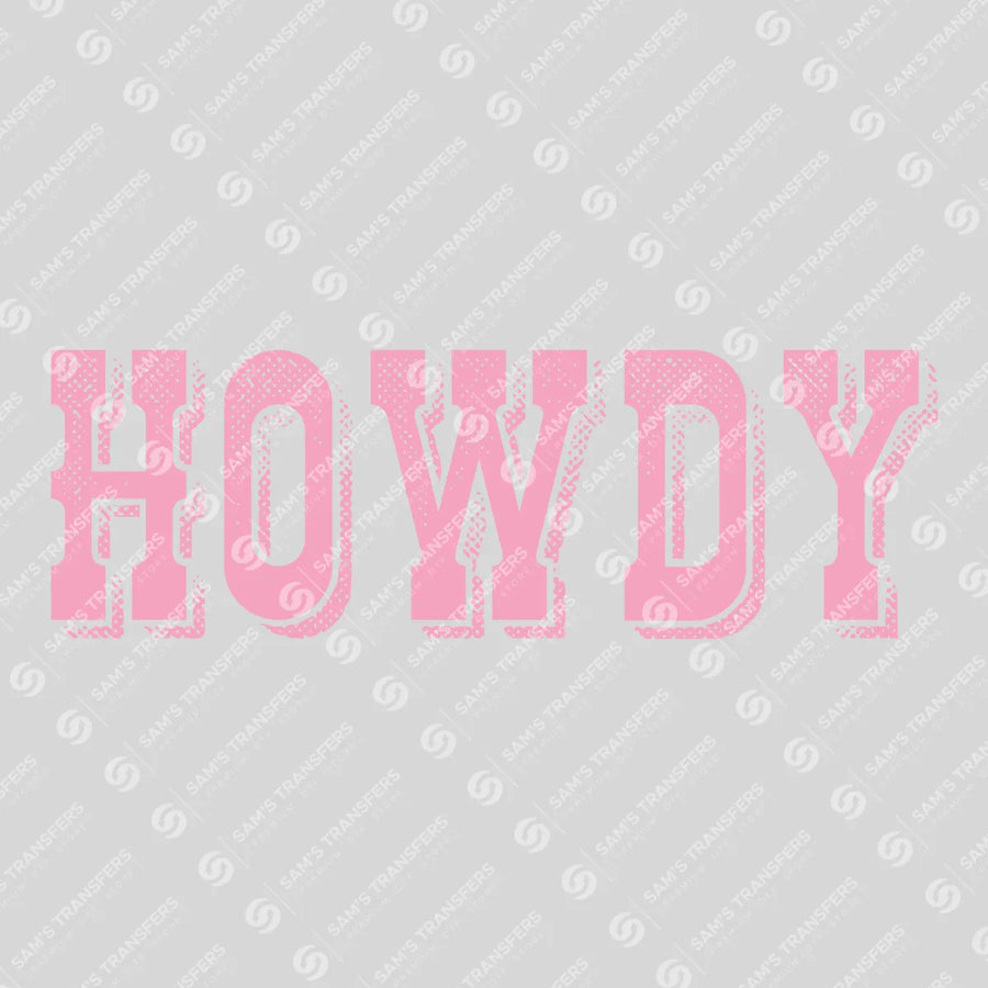 Howdy Ready-to-Press DTF Transfer | SAT08584