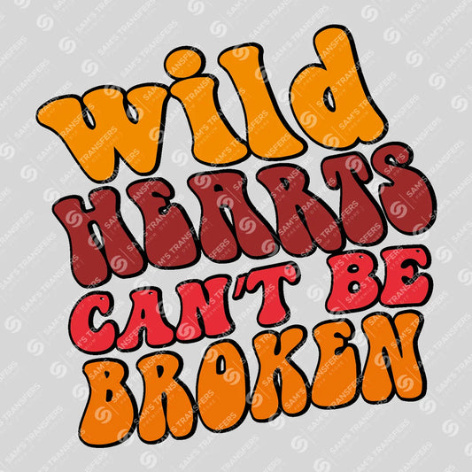 Apparel featuring a Wild Hearts Can't Be Broken-themed DTF transfer.
