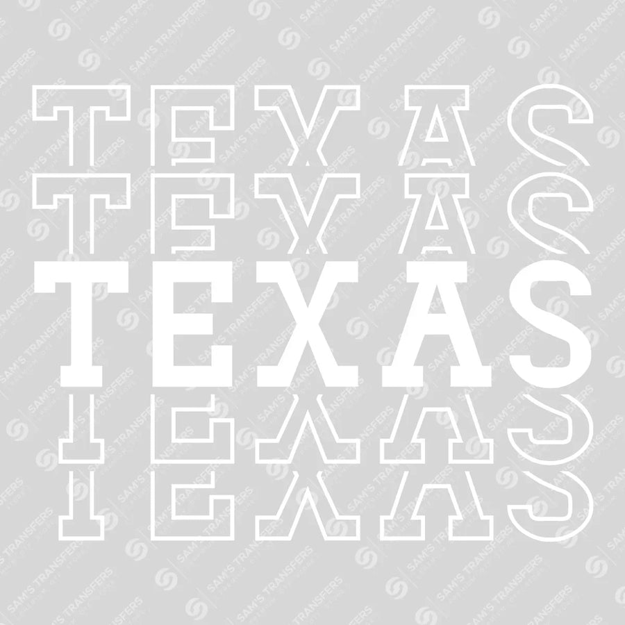 Texas Ready-to-Press DTF Transfer | SAT08843