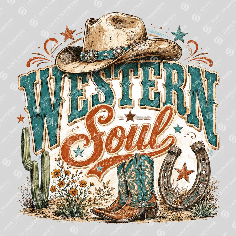 Western Soul Ready-to-Press DTF Transfer | SAT08918