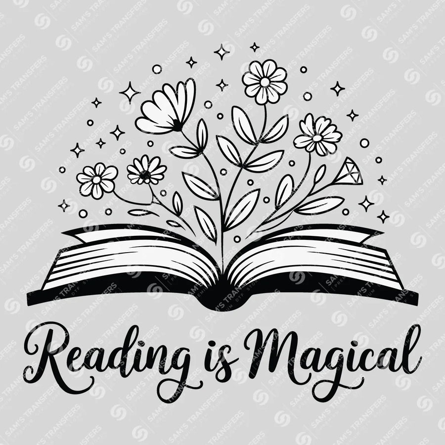 Reading Is Magical Ready-to-Press DTF Transfer | SAT09112
