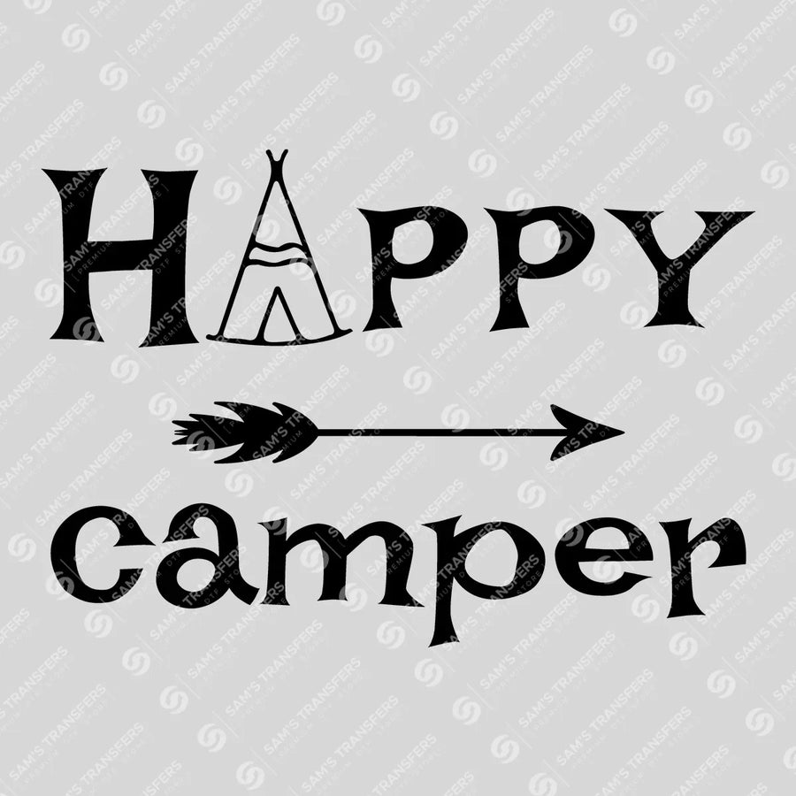 Happy Camper Teepee Ready-to-Press DTF Transfer | SAT09304