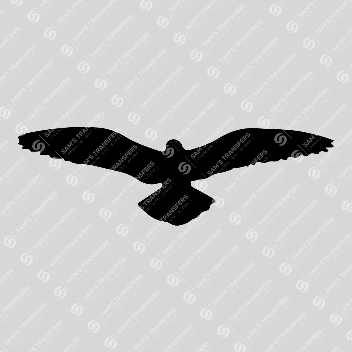 Apparel featuring a Seagull In Flight-themed DTF transfer.