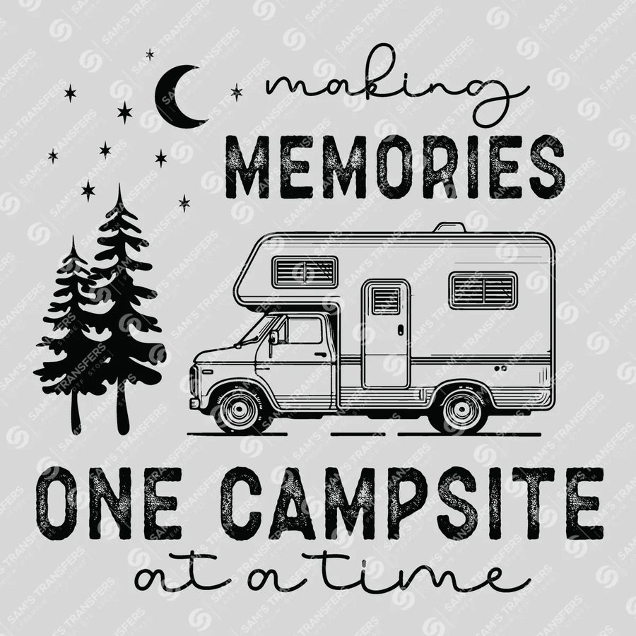 Making Memories One Campsite At A Time Ready-to-Press DTF Transfer | SAT09412