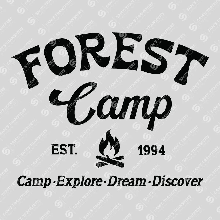 Forest Camp Ready-to-Press DTF Transfer | SAT09416