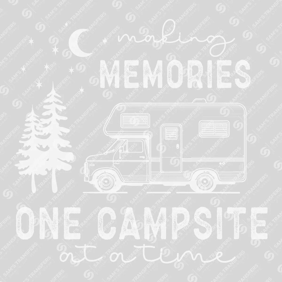 Making Memories One Campsite At A Time Ready-to-Press DTF Transfer | SAT09426