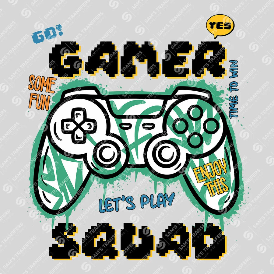 Gamer Squad Ready-to-Press DTF Transfer | SAT09565