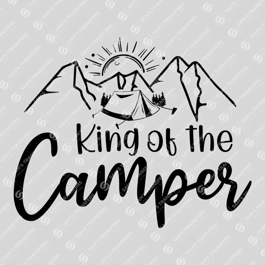 King Of The Camper Ready-to-Press DTF Transfer | SAT09695
