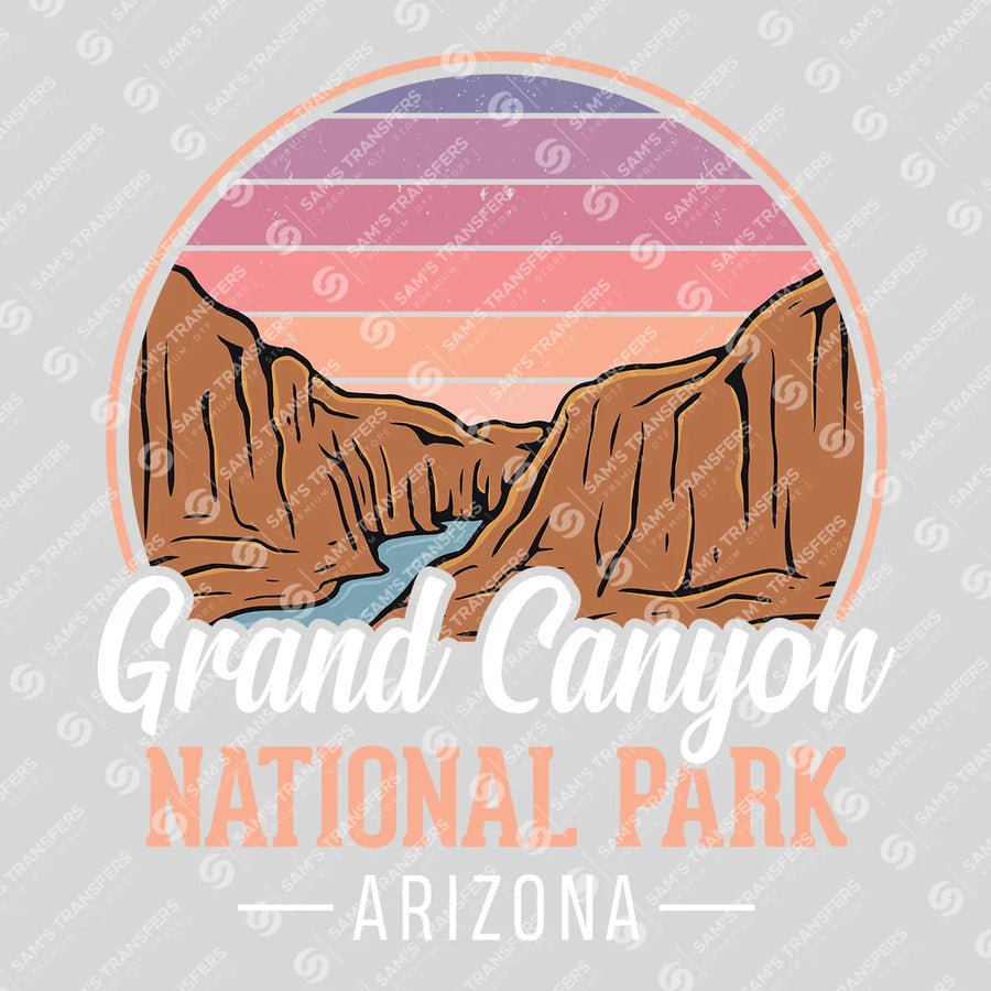 Grand Canyon National Park Arizona Ready-to-Press DTF Transfer | SAT09736