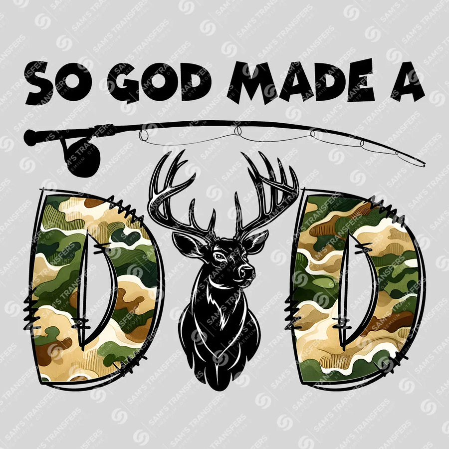So God Made A Dad Ready-to-Press DTF Transfer | SAT09775