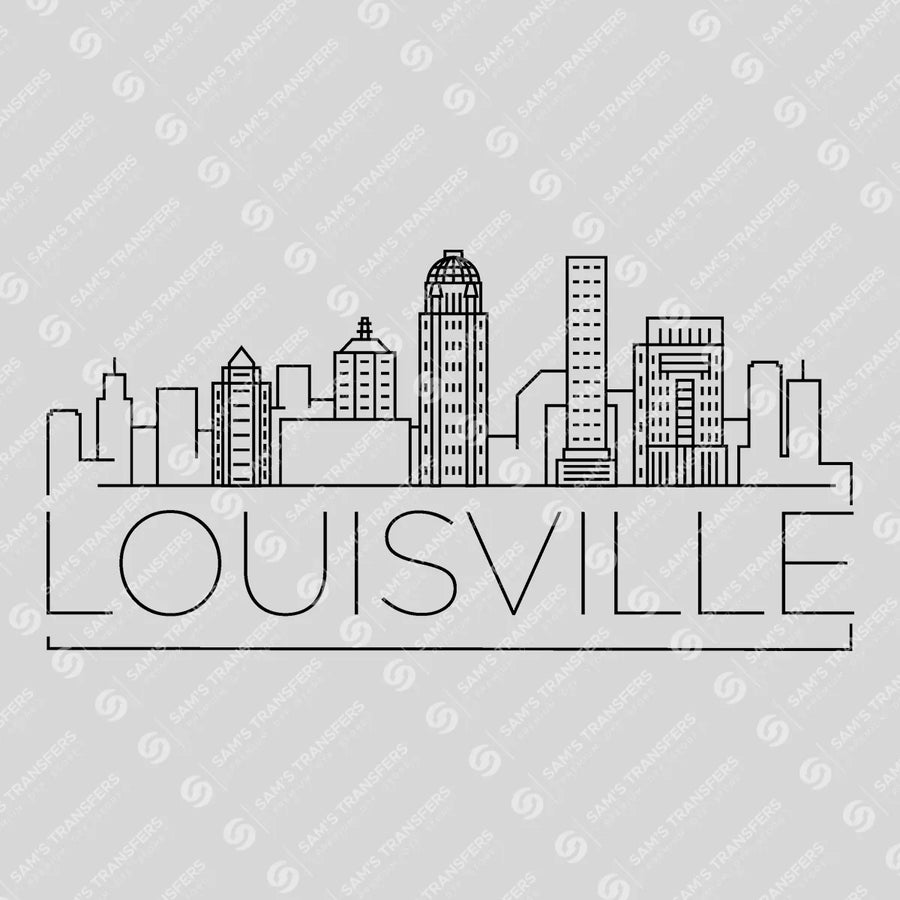Louisville Skyline Ready-to-Press DTF Transfer | SAT10018