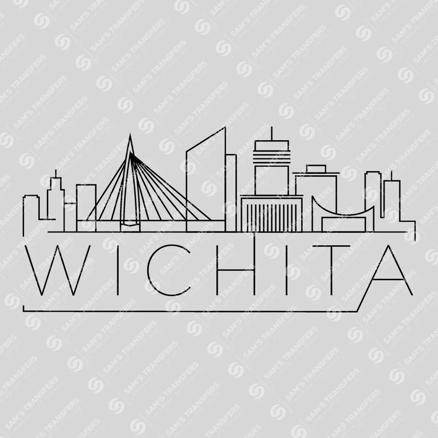 Wichita Skyline Ready-to-Press DTF Transfer | SAT10082