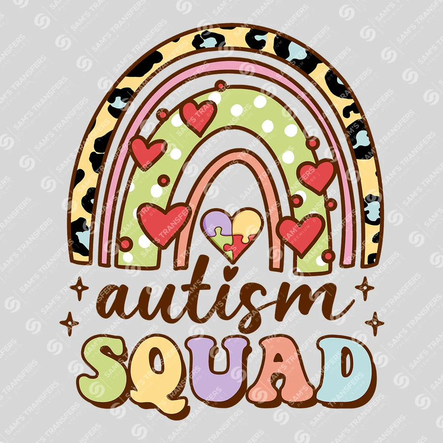Autism Squad Ready-to-Press DTF Transfer | SAT10242